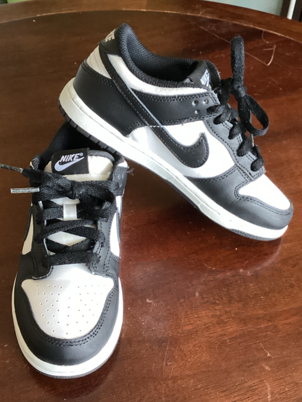 Nike Dunk Low Kids Black and White